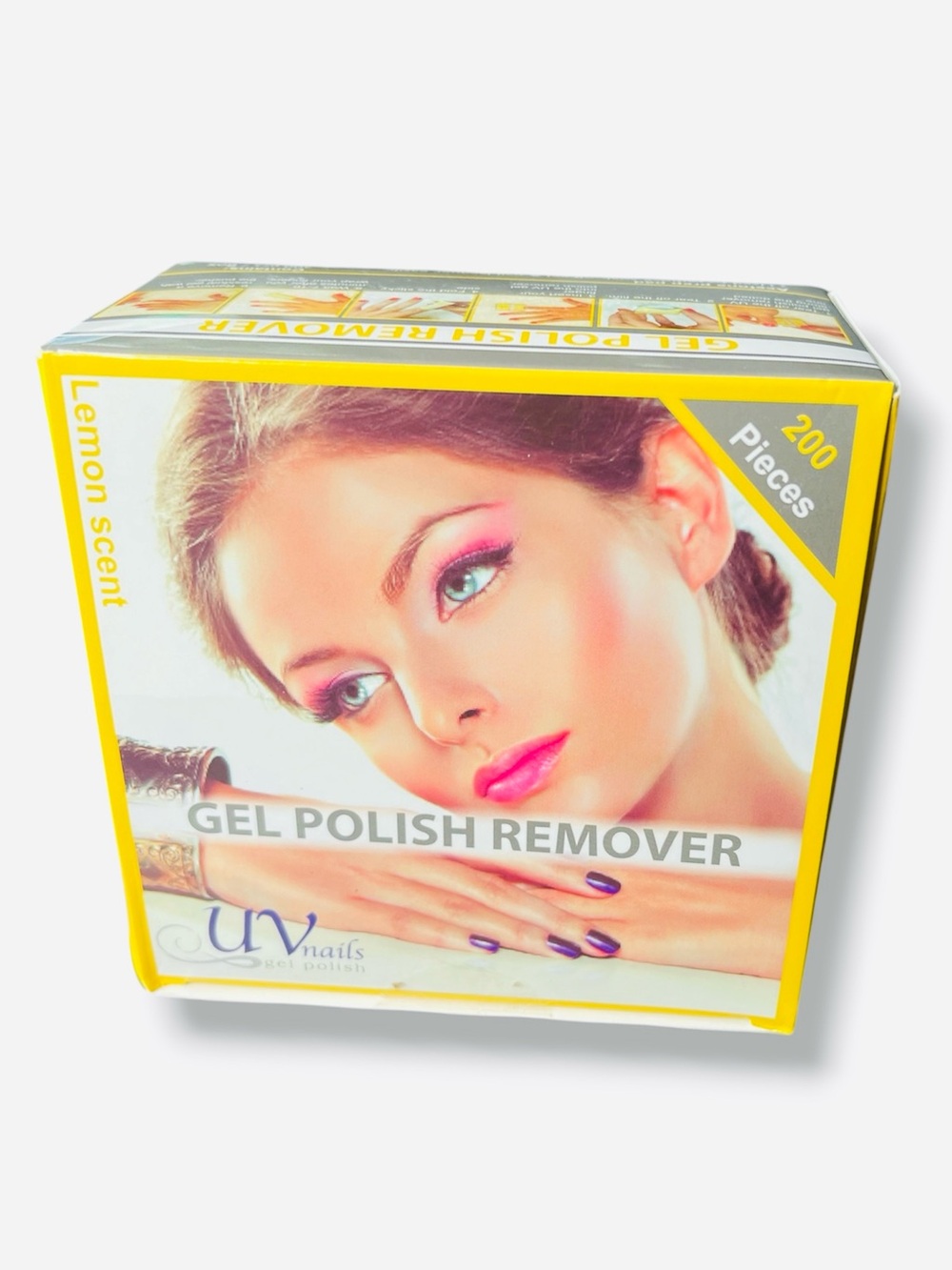 200pc. Gel Polish Remover-Lemon Scented